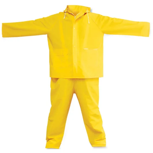 CAPA DE LLUVIA IMPERMIABLE DE 2 PIEZAS COLOR: AMARILLO TALLA:XL MODELO:137528 SURTEK – 137528-XL