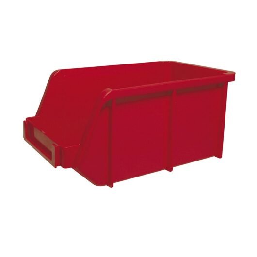 GAVETA (CAJA) APILABLE PLASTICA DE 14″ X 8″ X 7″ COLOR:ROJA MODELO:125215 SURTEK – 125215