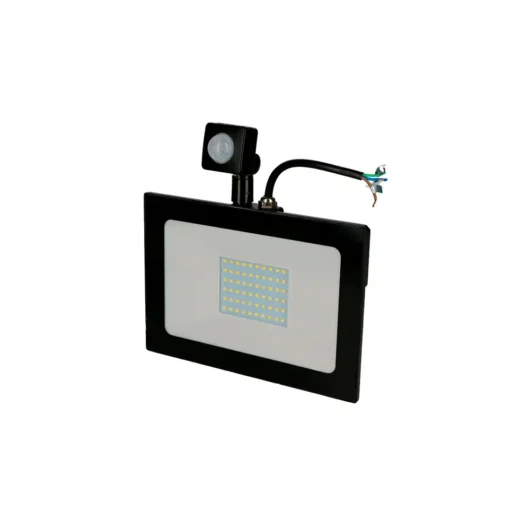 LAMPARA REFLECTORA LED 50W CON SENSOR DE MOVIMIENTO SURTEK – RFLA50