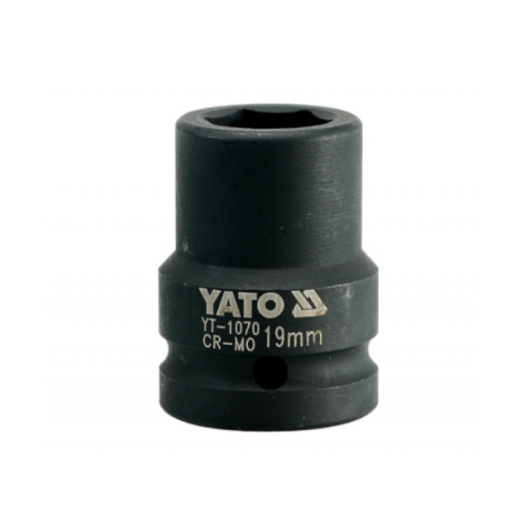 CUBO CORTO HEXAGONAL DE IMPACTO DE C-3/4″ X 19MM YATO Ref.YT-1070