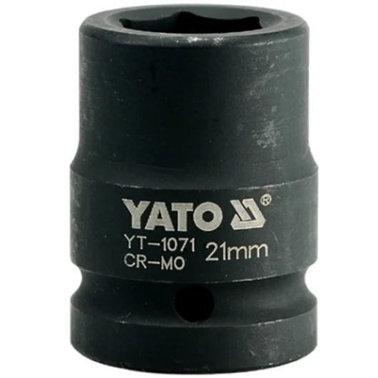 CUBO CORTO HEXAGONAL DE IMPACTO DE C-3/4″ X 21MM YATO Ref.YT-1071