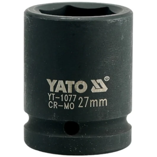 CUBO CORTO HEXAGONAL DE IMPACTO DE C-3/4″ X 27MM YATO Ref.YT-1077