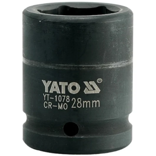 CUBO CORTO HEXAGONAL DE IMPACTO DE C-3/4″ X 28MM YATO Ref.YT-1078