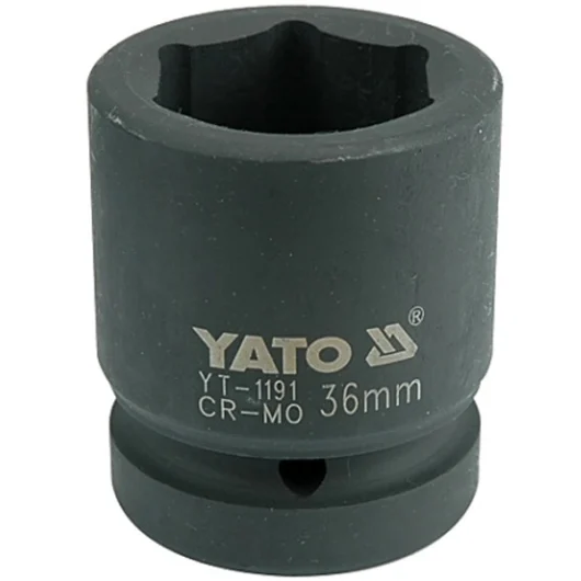 CUBO CORTO HEXAGONAL DE IMPACTO DE C-1″ X 36MM YATO Ref.YT-1191