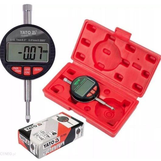 RELOJ COMPARADOR PANTALLA DIGITAL 0-12.7MM MARCA YATO Ref.YT-72453