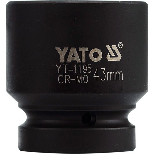 CUBO CORTO HEXAGONAL DE IMPACTO DE C-1″ X 43MM YATO Ref.YT-1195