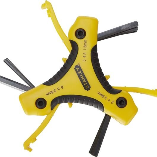 JUEGO DE 9 LLAVE ALLEN DE TRES VIAS 1.5MM A 6MM REF:95-935 STANLEY – Ref.95-935