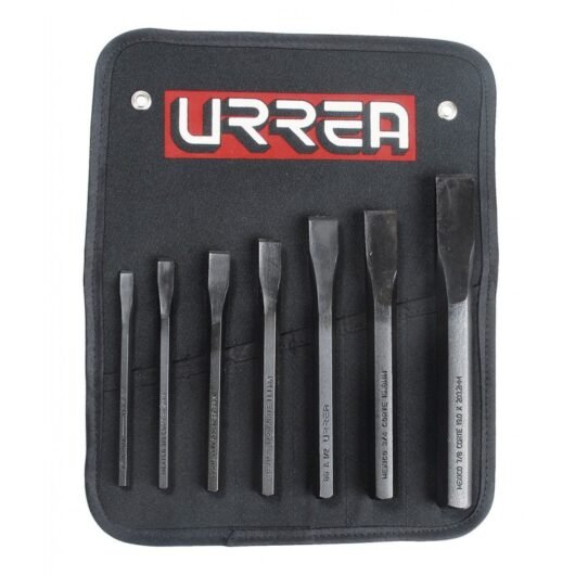 JUEGO DE 7 CINCELES 1/4-3/4¨ URREA – Ref.86B