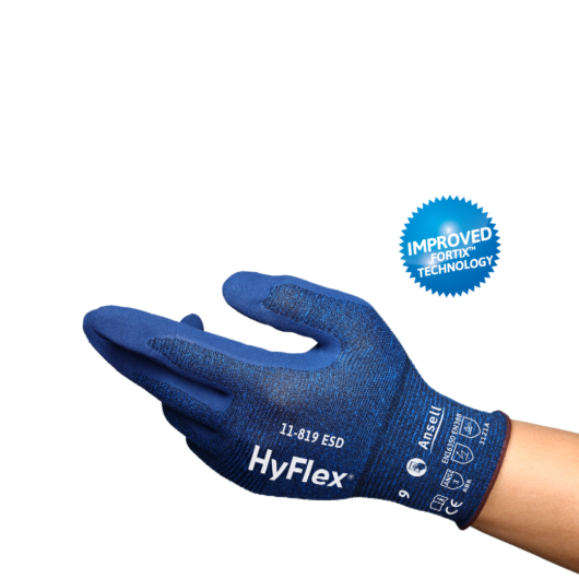 GUANTE HYFLEX CON REVESTIMIENTO ULTRA FINO. MARCA ANSELL, SIZE 10 – Ref.11-819