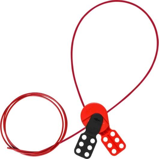 CERROJO CON CABLE DE BLOQUEO SAFELEX EN NYLON NO CONDUCTOR DE 6 PIES. REF. 145550, MARCA BRADY – 145550
