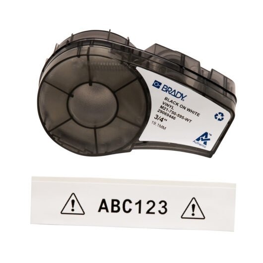 ETIQUETA DE VINILO PARA INTERIORES / EXTERIORES DE LA SERIE BMP21 DE 0,75 «X 21′ EN BLANCO – M21-750-595-WT