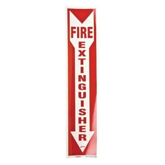 LETRERO EXTINTOR DE INCENDIO MODELO:SV184G MARCA BRADY DE 18 PULGADA DE LARGO X 4 PULGADA DE ANCHO FOTOLUMINISCENTE – SV184G