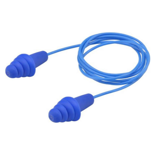 PROTECTOR AUDITIVO REUSABLE DE 25 DB  TALLA UNIVERSAL, MATERIAL POLIMERO NO ALERGELICO. MODELO EP-413 MARCA ELVEX. CUMPLE CON ANSI S3.19-1974  EN-352-2 – EP-413