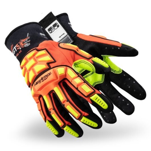 GUANTE DE CUERO SINTETICO CON PUNTOS DE PVC, MODELO 4021X, SIZE XL, CUMPLE CON ANSI/ISEA 138-2019 Y ANSI/ISEA 105-2024 HEXARMOR – Ref.4021X-XL