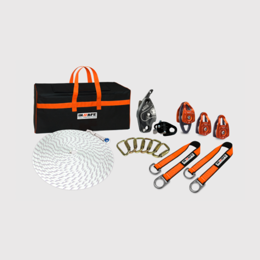 KIT DE RESCATE  INDUSTRIAL PARA TRABAJOS VERTICAL Y ESPACIOS CONFINADOS  60M –  Ref.IN8200-KR-60M