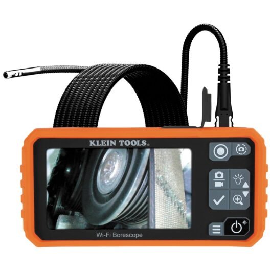BOROSCOPIO DE VIDEO CON PANTALLA LCD DE 4.3″  IP67 CAMARA DE EXPLORACION DE 9.8′ DE LARGO MODELO:ET19 KLEIN