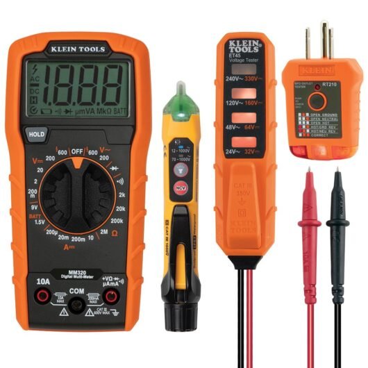 KIT DE MULTIMETRO + PROBADORES ELECTRICO MODELO:MM320KT KLEIN – Ref.MM320KIT